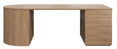 dd bella 2 drawer 1 file drawer executive desk 2100 mm 