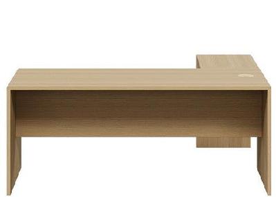 dd cc plus desk with return(2400l x 900d) x (1200l x 600d)