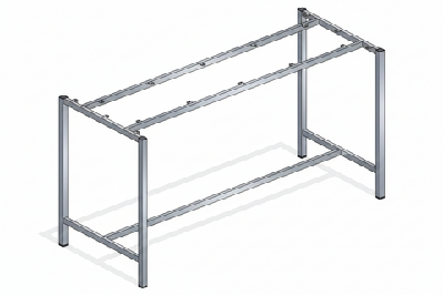 dd cc plus metal frame for custom made high table topw2100 x d750
