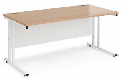 dd cc plus cldr rectangular shaped top system desk1800 mm / melamine base