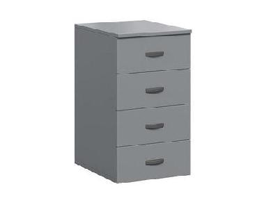 dd cc plus 4 drawer under desk freestanding pedestal