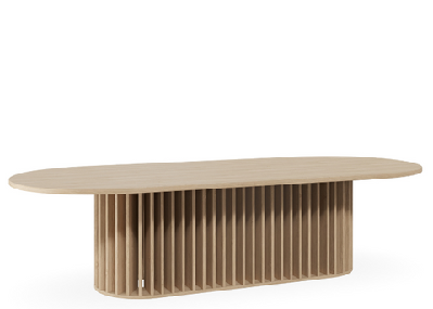 dd colosseum slat design base broadroom table 3600 mm 