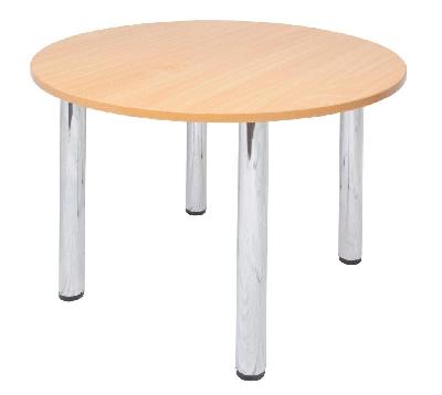 rl rapid chrome leg round table 