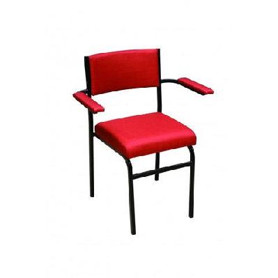ma client fabric or vinyl upholstered stackable hospitality chair with armresthouse fabric