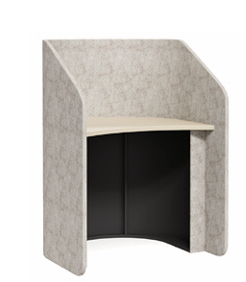 dd sonik hub curved desk based spacecloud screen oak desk