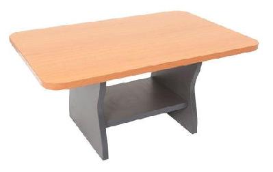 rl rapid worker coffee table with ironstone base beech top ironstone base / w900 x d600