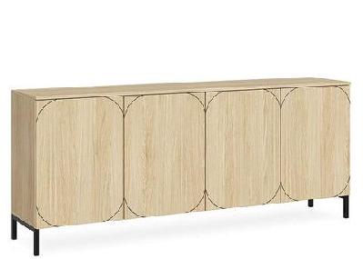 dd onyx 4 door credenza buffet1800 mm