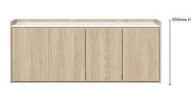 dd beaucaire 4 door credenza buffet1800 mm