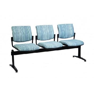 ma dyno 40 upholstered beam seating 2 seater / without arms 