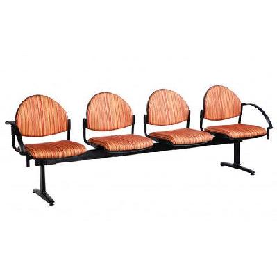 ma dyno 50 upholstered beam seating4 seater / with arms