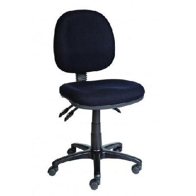 ma ergo 300 fabric upholstered low back task chairblack / without arm