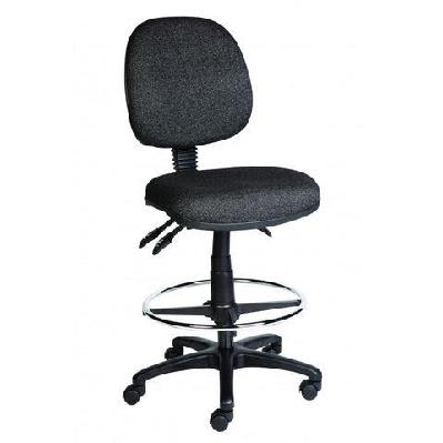 ma ergo 300 fabric upholstered ergonomic drafting chaircharcoal