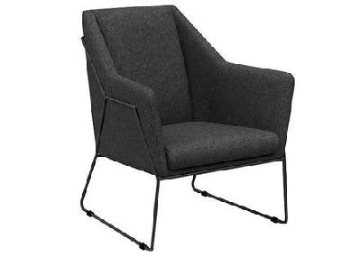dd eadu fabric upholstered breakout armchaircharcoal