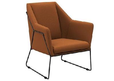 dd eadu fabric upholstered breakout armchair charcoal 