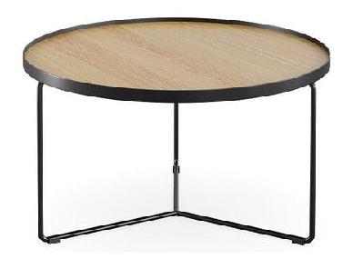 dd eclipse metal legs round coffee table 900 dia x 450h / marble board 
