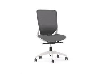 ol engage mesh back boardroom chair white