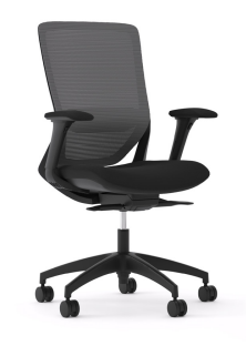 ol engage mesh back boardroom chair with armsblack