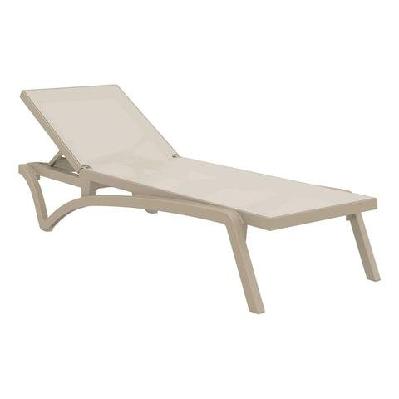 fl pacific hospitality stackable sunloungerblack frame black seat