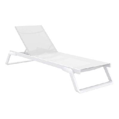 fl tropic hospitality stackable sunloungerwhite frame white seat