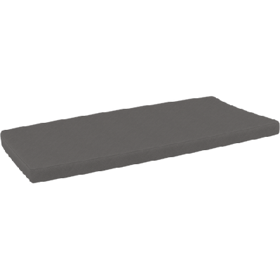 fl siesta paris bench seat cushion dark grey