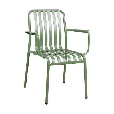 fl bordeaux aluminium hospitality stackable outdoor armchairolive green