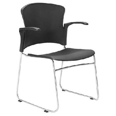 st focus multi purpose stackable hospitality chair with arm
