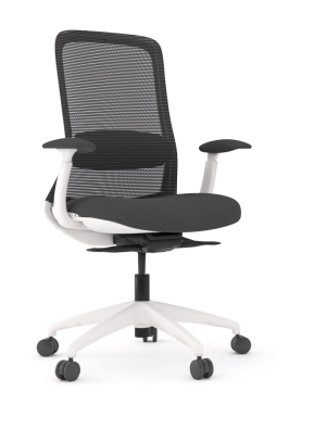 ol flow mesh back task chair with armwhite