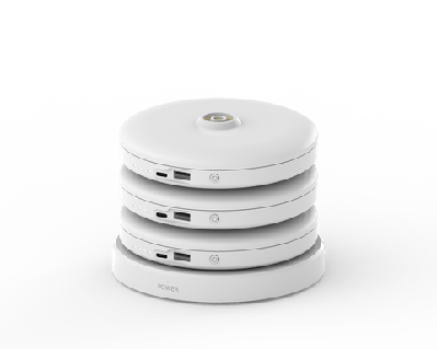 cm freedom portable charger with basewhite
