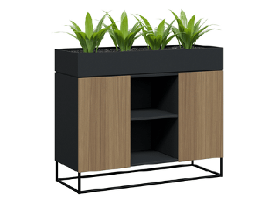 dd fully welded framed planter storage 1200w x 400d x 1350h 
