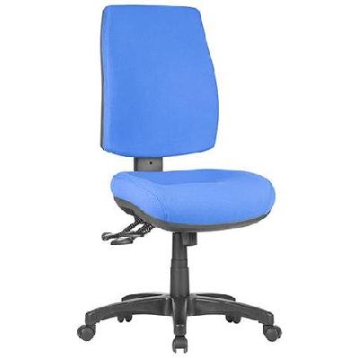 st galaxy fabric upholstered high back task chair white