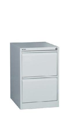 rl go vertical filing cabinets – 2 drawersilver grey