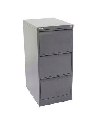 rl go vertical filing cabinets – 3 drawergraphite ripple