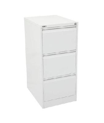 rl go vertical filing cabinets – 3 drawerwhite