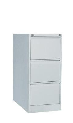 rl go vertical filing cabinets – 3 drawersilver grey
