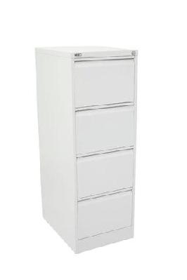 rl go vertical filing cabinets – 4 drawerwhite satin