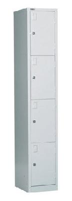 rl go 4 door metal lockersilver grey / 380 mm