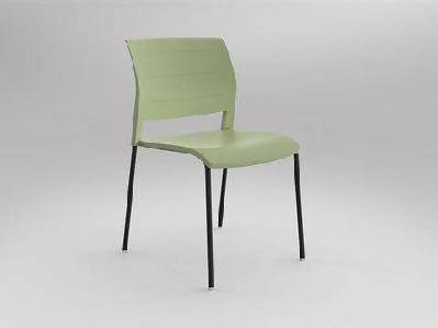 ol game 4 metal legs stackable hospitality chairpistachio / black