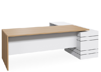 dd geo slab end executive desk 2100 mm