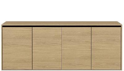 dd hudson 4 door credenza buffet2400 mm