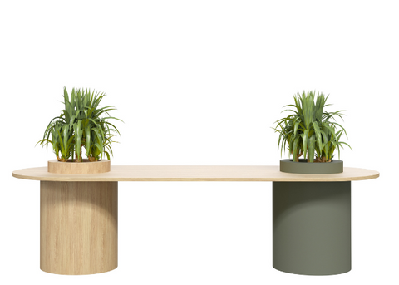 dd harlow planter breakout dining table3600mm