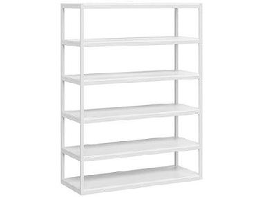 dd helix welded storage shelving unit900mm / white frame