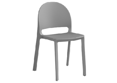 dd domi stackable outdoor breakout chairgrey
