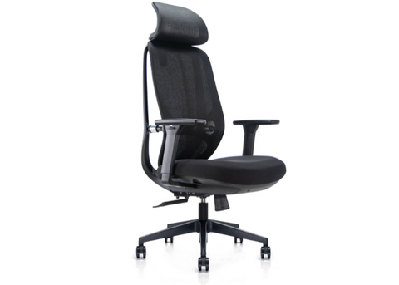 dd nova mesh back black task chair with headrest 