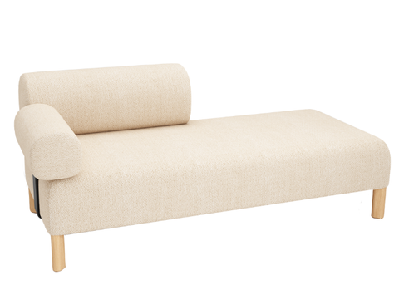 dd cailloux 2 seater fabric breakout sofa with 1 backrest and 1 armrestbone