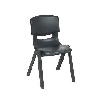 ma campus stackable plastic child chaircharcoal polypropylene / 45