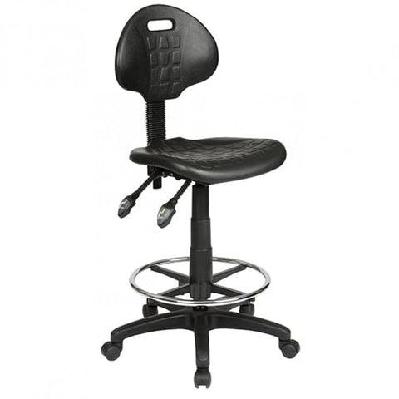 ma pu upholstered industrial drafting chair
