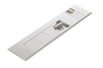 cm flip box with 4 gpo and provision for 3 data black