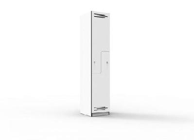 rl step 2 door melamine lockernatural white