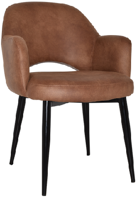 ez albury black metal leg upholstered hospitality dining armchaireastwood tan
