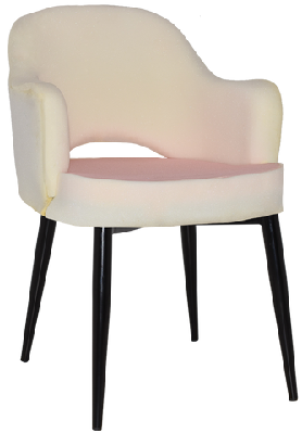 ez albury black metal leg upholstered hospitality dining armchairunupholstered